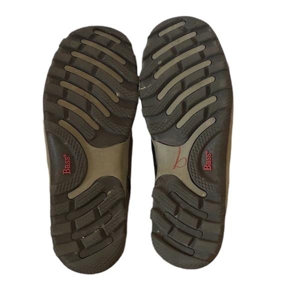 BASS Shoe Women's Size 8 W Brown Mcnally Hiking Leather Sneaker Bowling Style - Picture 3 of 10